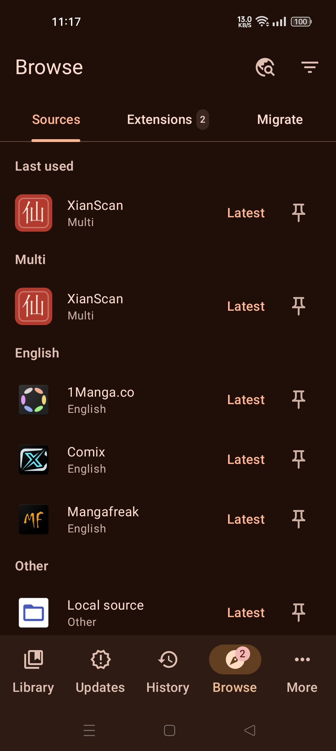 Mihon sources